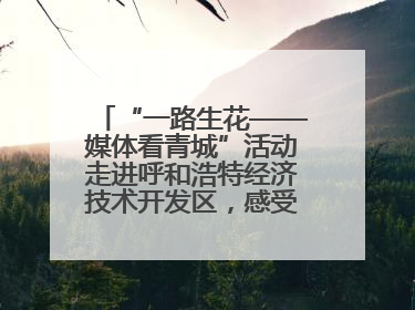 “一路生花——媒体看青城”活动走进呼和浩特经济技术开发区，感受发展新动能