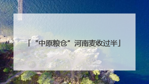 “中原粮仓”河南麦收过半