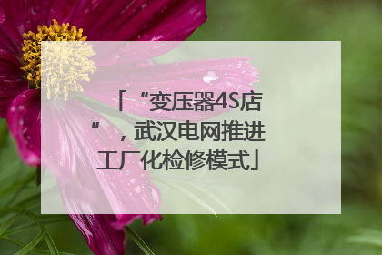 “变压器4S店”，武汉电网推进工厂化检修模式