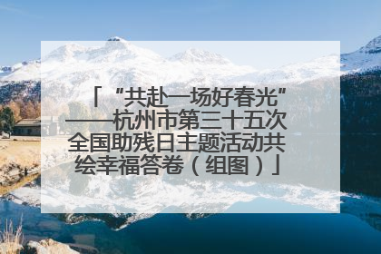 “共赴一场好春光”——杭州市第三十五次全国助残日主题活动共绘幸福答卷（组图）
