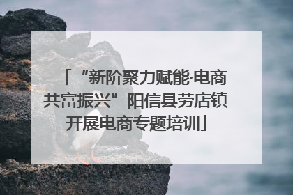 “新阶聚力赋能·电商共富振兴”阳信县劳店镇开展电商专题培训
