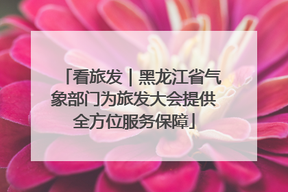 看旅发｜黑龙江省气象部门为旅发大会提供全方位服务保障
