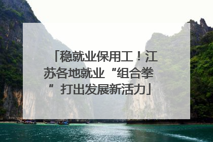 稳就业保用工！江苏各地就业“组合拳”打出发展新活力