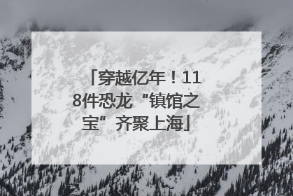 穿越亿年！118件恐龙“镇馆之宝”齐聚上海