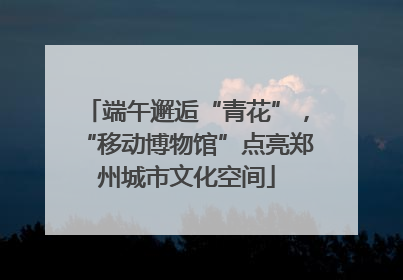 端午邂逅“青花”，“移动博物馆”点亮郑州城市文化空间