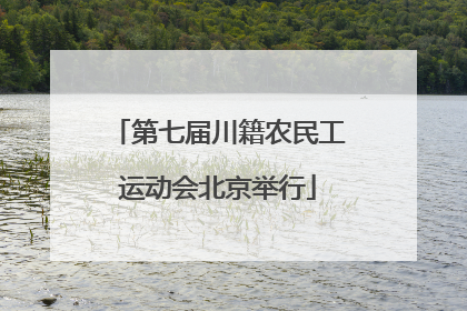 第七届川籍农民工运动会北京举行