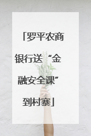 罗平农商银行送“金融安全课”到村寨