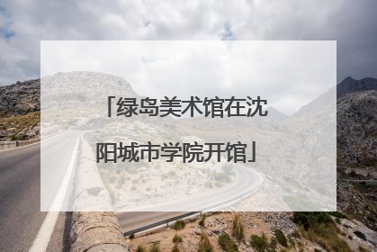 绿岛美术馆在沈阳城市学院开馆