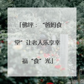 佛坪：“爸妈食堂”让老人乐享幸福“食”光