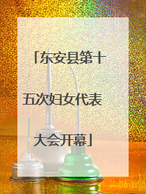 东安县第十五次妇女代表大会开幕