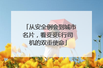 从安全例会到城市名片，看妥妥E行司机的双重使命