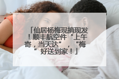 仙居杨梅现摘现发！顺丰航空件“上午寄，当天达”，“梅”好送到家！