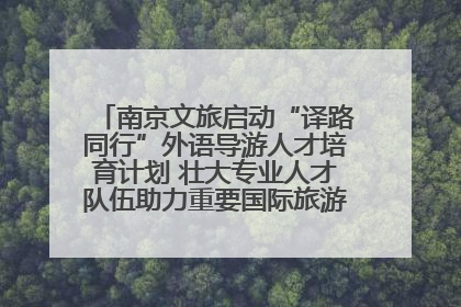 南京文旅启动“译路同行”外语导游人才培育计划 壮大专业人才队伍助力重要国际旅游目的地建设