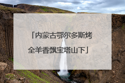 内蒙古鄂尔多斯烤全羊香飘宝塔山下