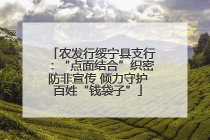 农发行绥宁县支行：“点面结合”织密防非宣传 倾力守护百姓“钱袋子”