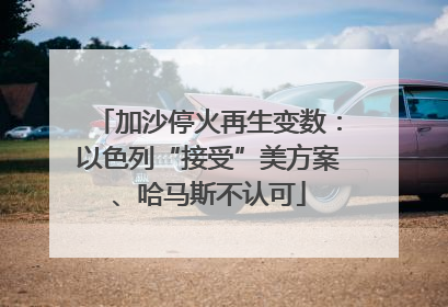 加沙停火再生变数：以色列“接受”美方案、哈马斯不认可