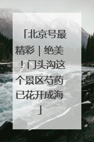 北京号最精彩｜绝美！门头沟这个景区芍药已花开成海
