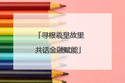 寻根羲皇故里 共话金融赋能