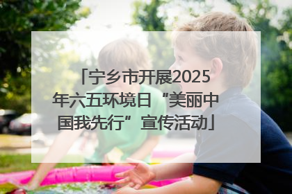 宁乡市开展2025年六五环境日“美丽中国我先行”宣传活动
