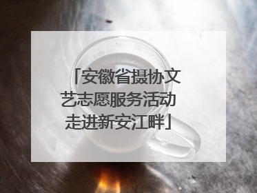 安徽省摄协文艺志愿服务活动走进新安江畔