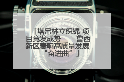 塔吊林立织锦 项目竞发成势——鲁西新区奏响高质量发展“奋进曲”