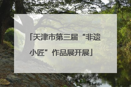 天津市第三届“非遗小匠”作品展开展