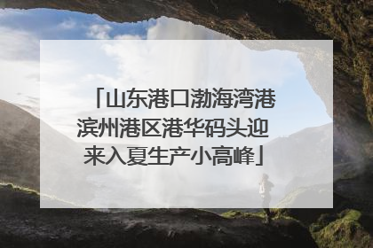 山东港口渤海湾港滨州港区港华码头迎来入夏生产小高峰