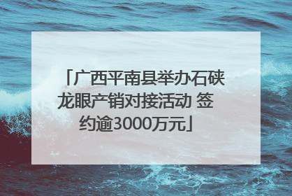 广西平南县举办石硖龙眼产销对接活动 签约逾3000万元