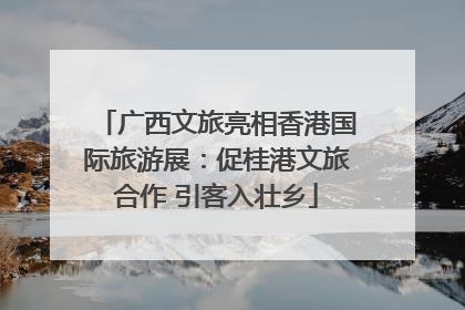 广西文旅亮相香港国际旅游展：促桂港文旅合作 引客入壮乡