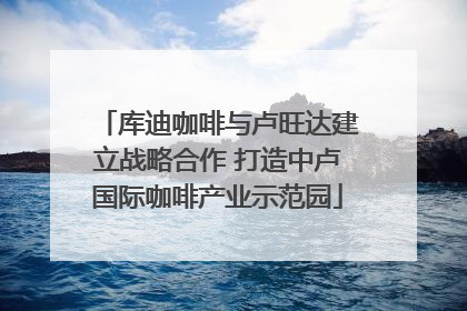 库迪咖啡与卢旺达建立战略合作 打造中卢国际咖啡产业示范园