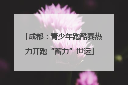 成都：青少年跑酷赛热力开跑“蓄力”世运