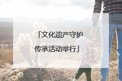 文化遗产守护传承活动举行