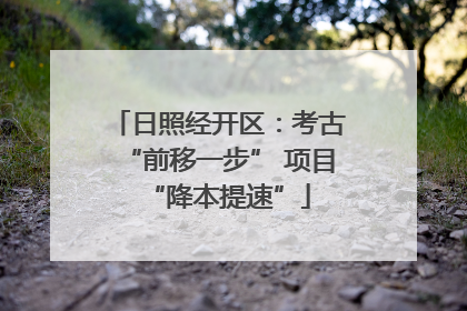 日照经开区：考古“前移一步” 项目“降本提速”