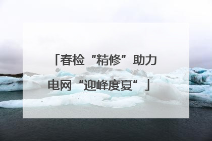 春检“精修”助力电网“迎峰度夏”