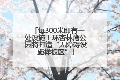 每300米即有一处设施！环杏林湾公园将打造“无障碍设施样板区”