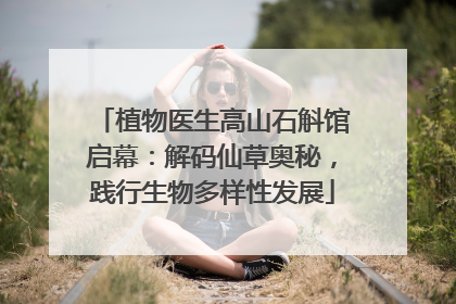 植物医生高山石斛馆启幕：解码仙草奥秘，践行生物多样性发展