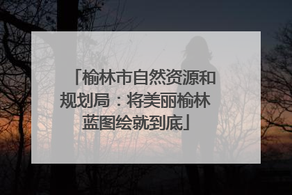 榆林市自然资源和规划局：将美丽榆林蓝图绘就到底