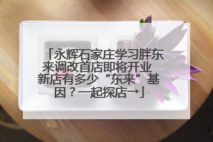 永辉石家庄学习胖东来调改首店即将开业 新店有多少“东来”基因？一起探店→