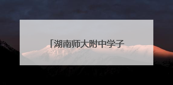 湖南师大附中学子在宁远开展研学