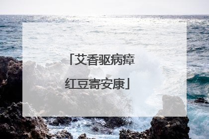 艾香驱病瘴 红豆寄安康