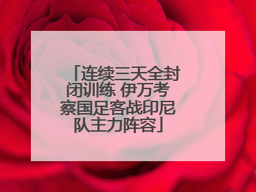 连续三天全封闭训练 伊万考察国足客战印尼队主力阵容