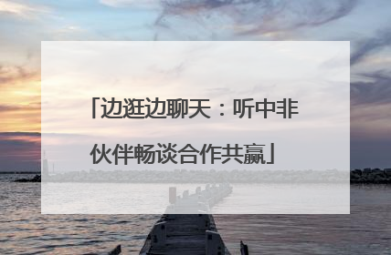 边逛边聊天：听中非伙伴畅谈合作共赢