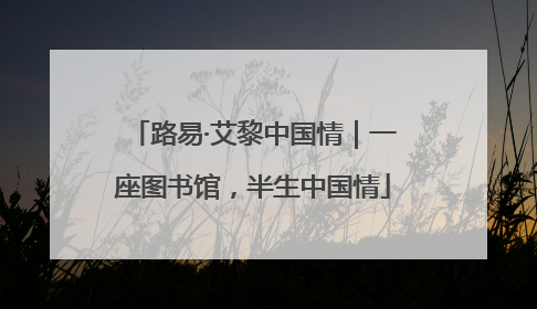 路易·艾黎中国情｜一座图书馆，半生中国情