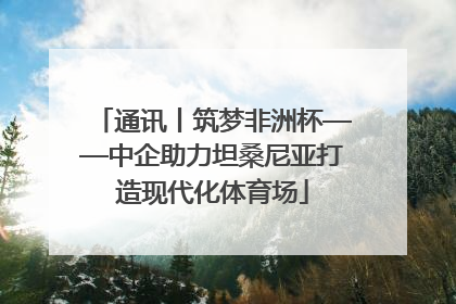通讯丨筑梦非洲杯——中企助力坦桑尼亚打造现代化体育场