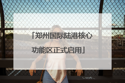 郑州国际陆港核心功能区正式启用