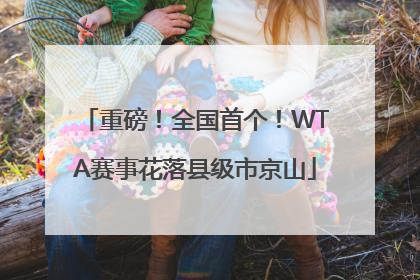 重磅！全国首个！WTA赛事花落县级市京山