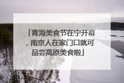 青海美食节在宁开幕，南京人在家门口就可品尝高原美食啦