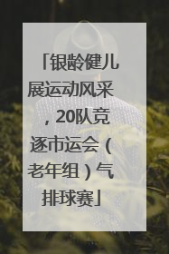 银龄健儿展运动风采，20队竞逐市运会（老年组）气排球赛