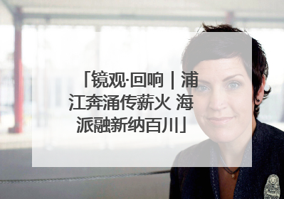 镜观·回响｜浦江奔涌传薪火 海派融新纳百川