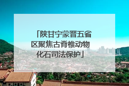 陕甘宁蒙晋五省区聚焦古脊椎动物化石司法保护